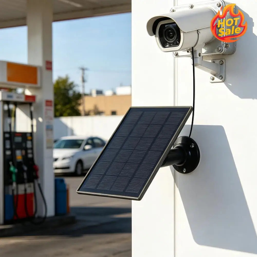 3W Monocrystalline Solar Panel Charger | DC3.5 & Type-C Ports