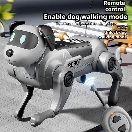 Robot Dog Toys DIY Assembly Remote Control Walking Climbing Peaceful Pleasures Health and Wellness