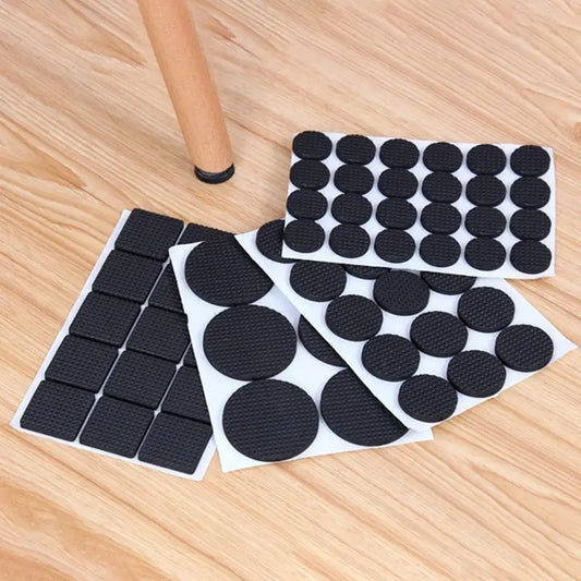 Self Adhesive Floor Protector Pads Chair Leg Table Feet Furniture Anti Slip Bumper Noise Reduction Mat Wear Resistant Felt Pads Peaceful Pleasures Health and Wellness