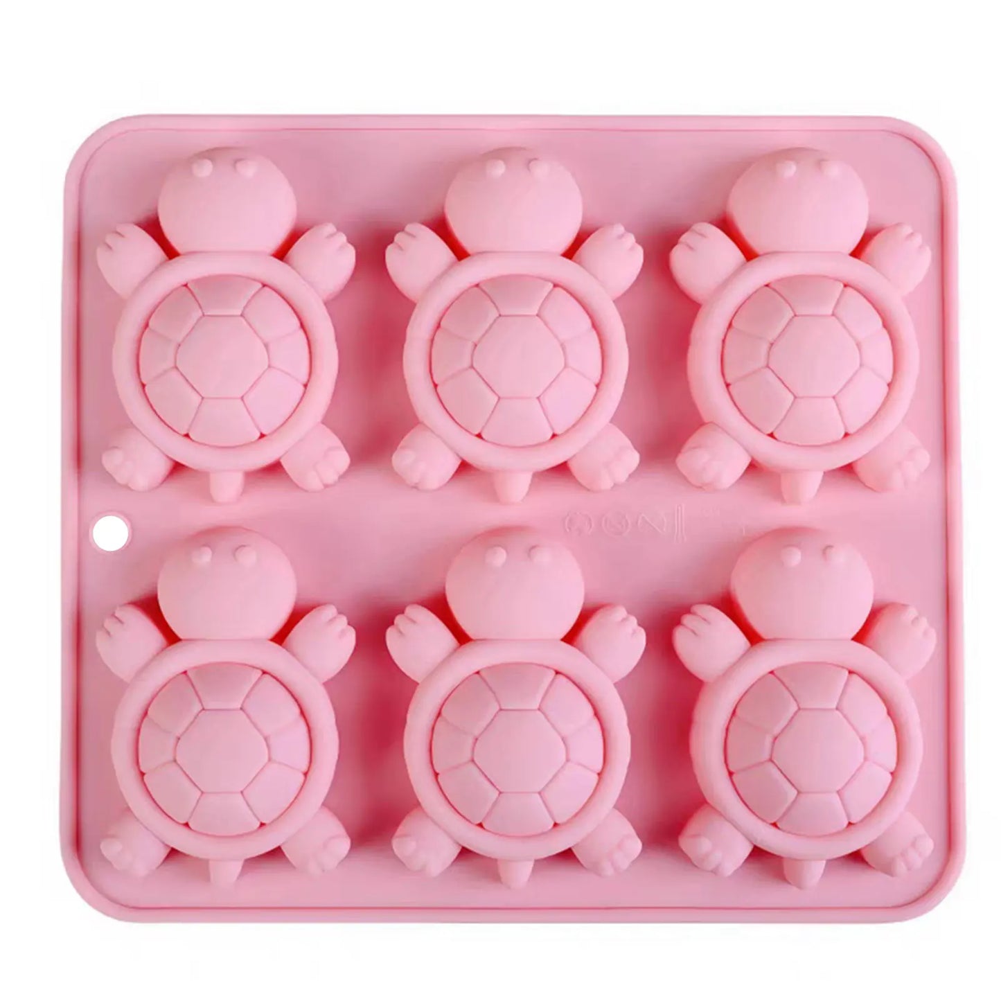 Turtles Ice Tray 3D Tortoises Sea Turtles Silicone Mold For DIY Ice Cubes Hand-Made Kitchen Baking Supplies For Kids' Activities Peaceful Pleasures Health and Wellness 1pc