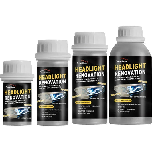 800ml Headlights Liquid Polymer Headlight Chemical Polish Repair Fluid Refurbishment Scratch Repair Polishing for Motorcycle Peaceful Pleasures Health and Wellness