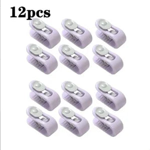 Anti-Slip Bed Sheet Clips & Quilt Holder Pegs – 6/12 Pack Bed Sheet Clips Peaceful Pleasures Health and Wellness 12pcs Purple