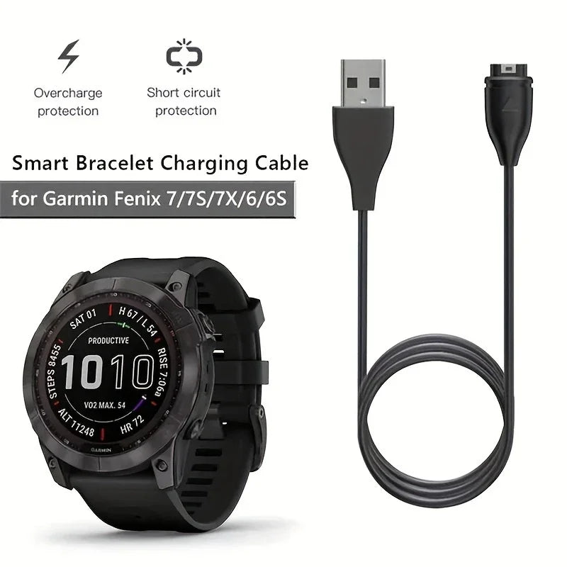 Garmin Smartwatch Charger Cable – Fenix, Forerunner & Venu Peaceful Pleasures Health and Wellness