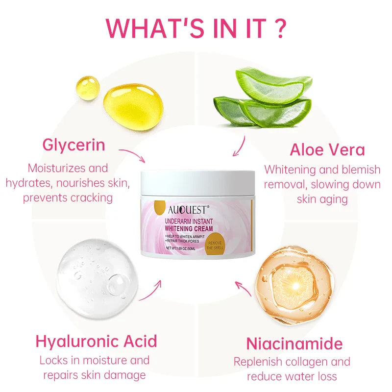 AUQUEST Collagen Brightening Body Cream – Underarm & Skin