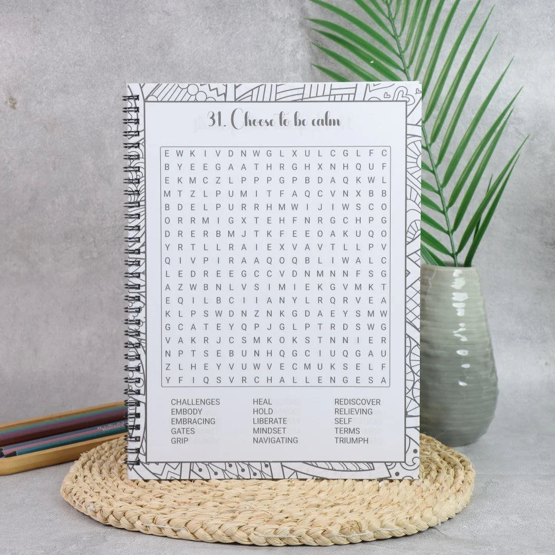 A4 Large Print Summer Word Search Book 600 Words Puzzles Adults