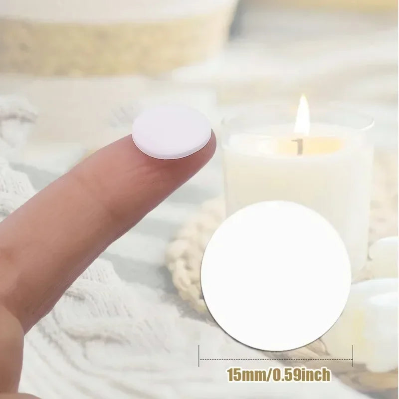 Candle Wick Centering Stickers | DIY Candle Making Supplies