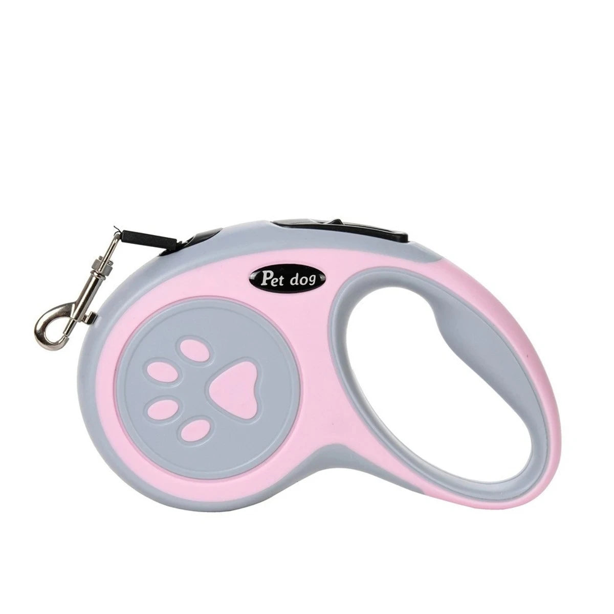 Retractable Dog Leash 3m 5m Dog Paw Design Strong Nylon Rope For Small Medium Large Dogs Puppy Yorkies Outdoor Walking Pet Peaceful Pleasures Health and Wellness Pink-S(S)3M