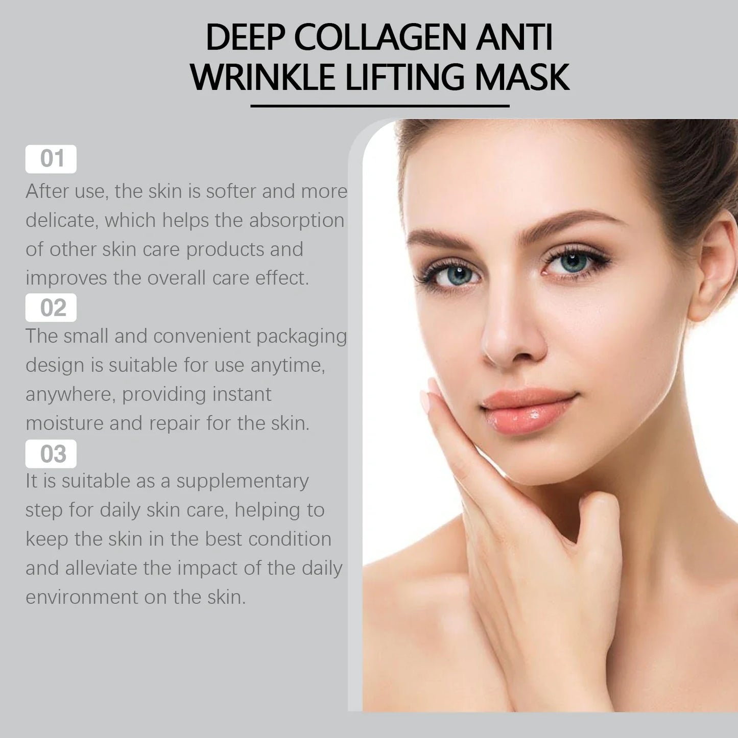 Hoygi Collagen Face Sheet Mask – Firming & Pore Minimizing