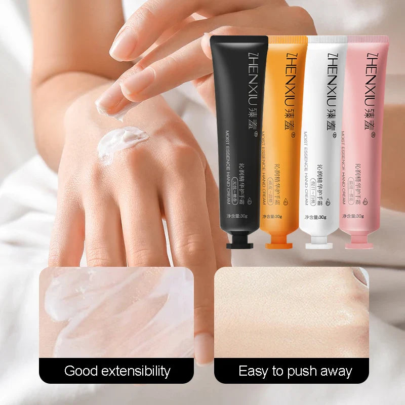4-Pack Scented Hand Cream Set – Sandalwood, Cherry Blossom & More