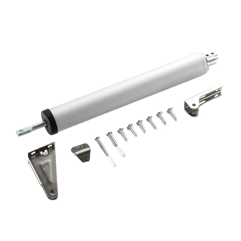 Automatic Soft Close Door Closer | 90° Adjustable Buffer Stop Peaceful Pleasures Health and Wellness Silver