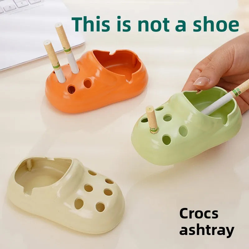 Creative Cave Shoes Ashtray Thickened Desktop Decoration Decor Office Home Living Room Anti Scalding Tea Table Anti Fly Ash A Peaceful Pleasures Health and Wellness
