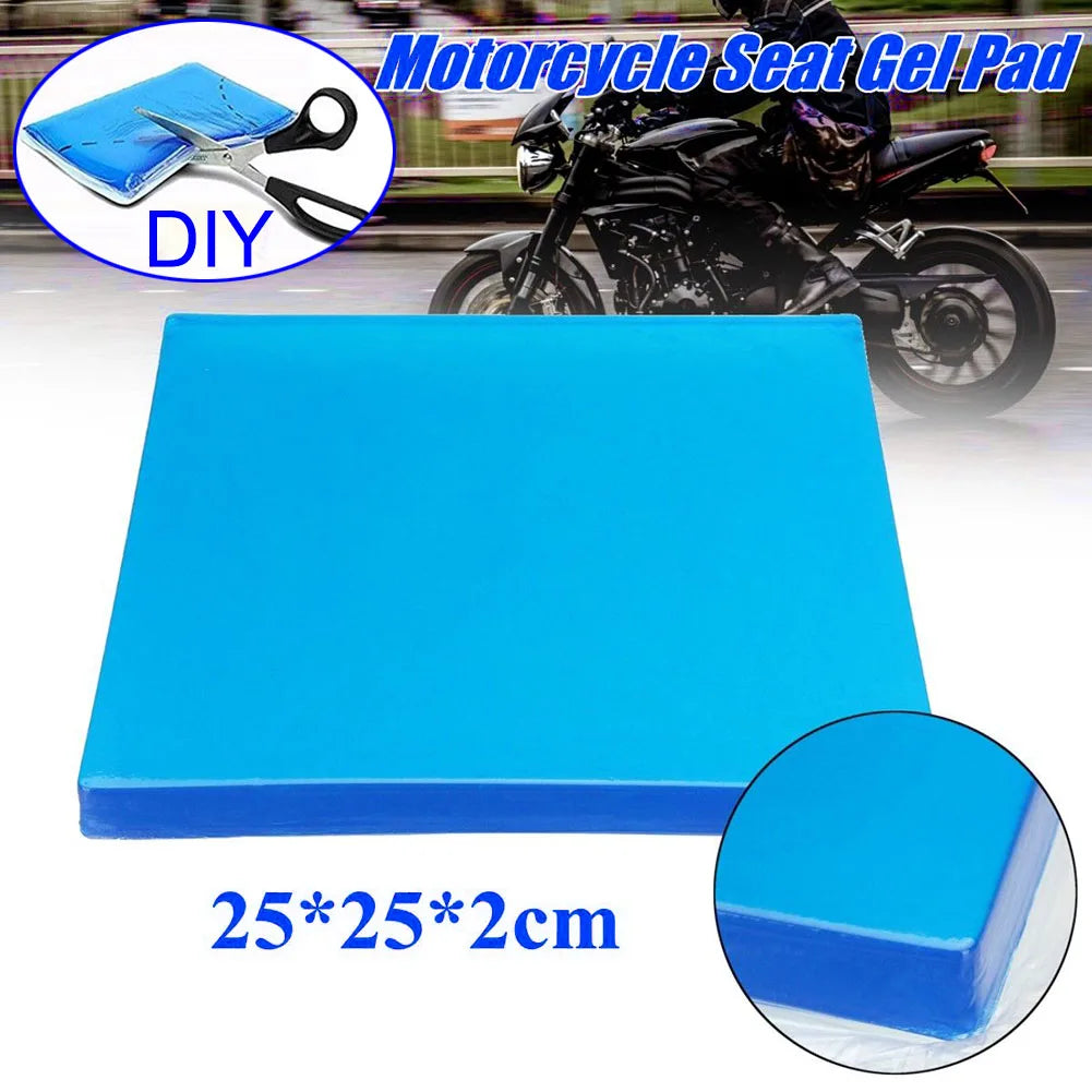 Motorcycle Seat Gel Pad Shock Absorption Mats Cushion Accessories Reduce Fatigue Comfort Soft Cushion Cool DIY Motorbike Seat Peaceful Pleasures Health and Wellness