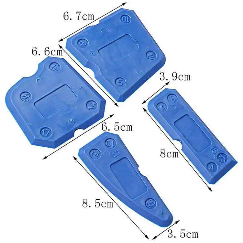 15 PCS Caulking Tools For Tight Areas Bathroom Kitchen,Window,,Floor, Close-area Sealant Silicone Caulking Finishing Tool Peaceful Pleasures Health and Wellness