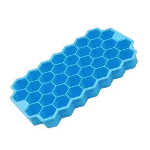 Silicone Honeycomb Ice Cube Tray – 37 Hexagonal Molds