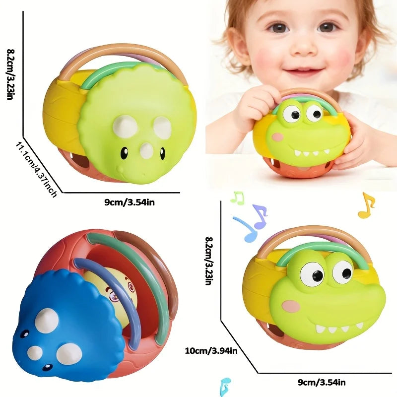 Cute Cartoon Baby Rattle – CE-Certified ABS Plastic Toy