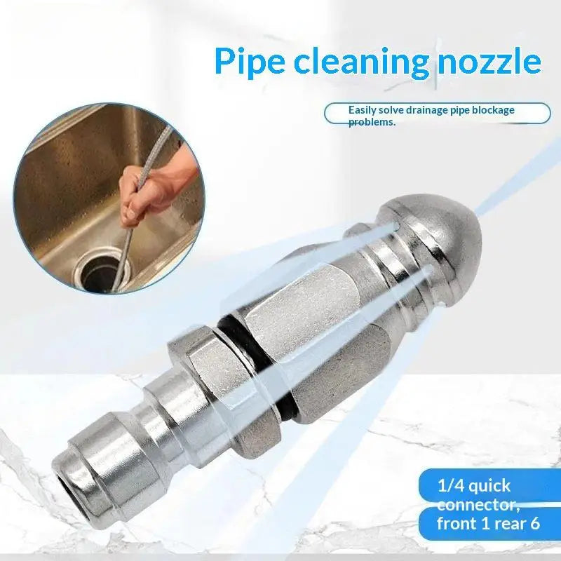 1/3/5Pcs 1/4" Stainless Steel Pressure Washer Quick Plug Drain Hose Nozzle Tool Water Jet High Pressure Sprayer Nozzle Peaceful Pleasures Health and Wellness