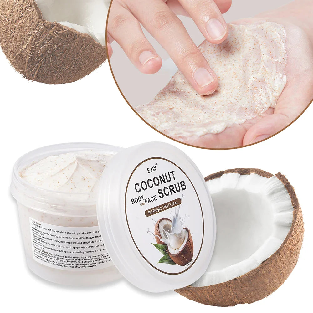 Coconut Exfoliating Body Scrub – Removes Dead Skin & Hydrates