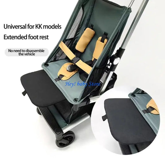Adjustable Baby Stroller Footrest Leg Rest Panel & Secure Straps Stroller Footrest Peaceful Pleasures Health and Wellness China Mainland