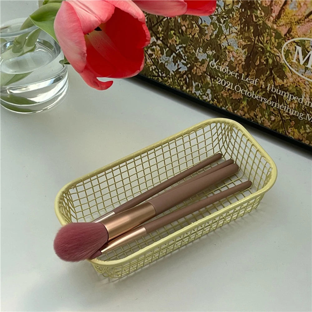 Metal Desktop Storage Basket – Desk Organizer & Sorting Holder