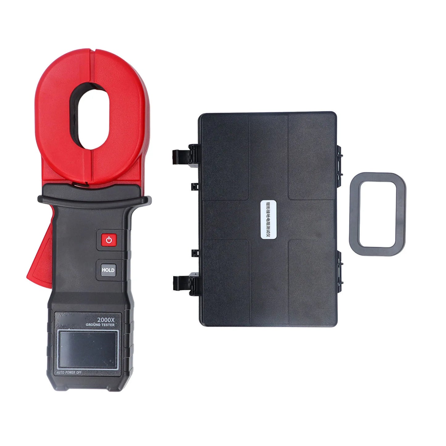 Ground Earth Resistance Meter Easy LCD Clamp Tester 0 01 500 Display