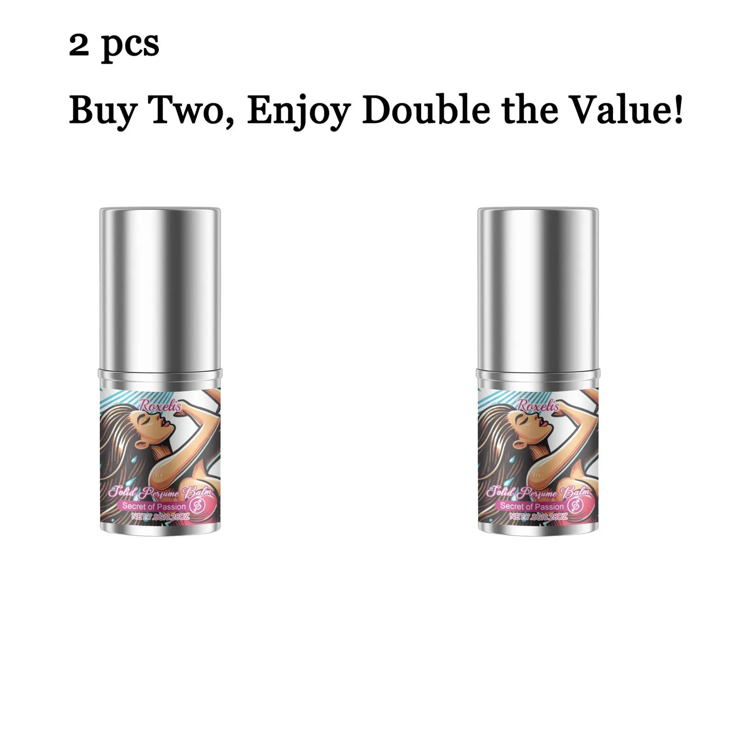 Unisex Solid Perfume Balm Stick | Alcohol-Free Floral EDP, 7.8g