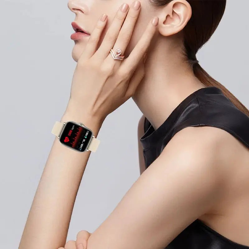 COTAUL Smart Watch 1.44" Bluetooth Call, Heart Rate & Sleep Tracker