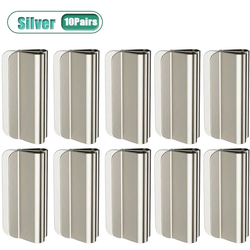 Magnetic Curtain Clips – Block Light, No Tools (1–10 Pairs)