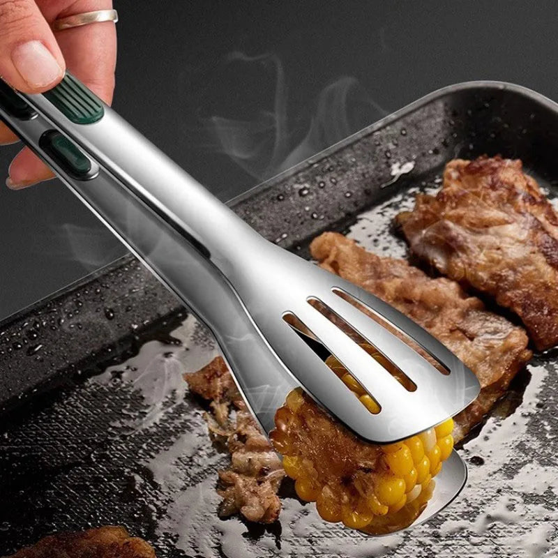 304 Stainless Steel Food Tongs-Multipurpose Grilling Barbecue Kitchen Utility Tongs for Cooking,Serving Searing Meat,Vegetables Peaceful Pleasures Health and Wellness