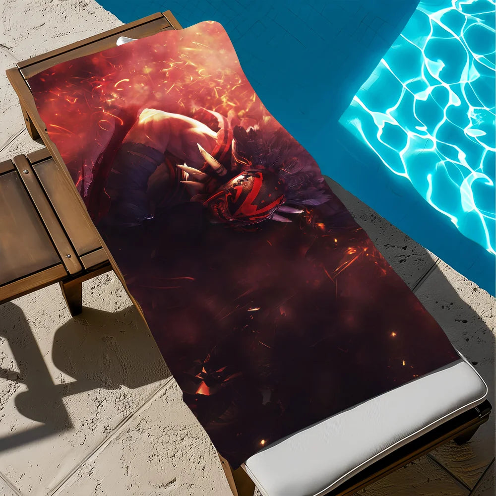 Dota 2 Quick-Dry Beach Towel | Soft Gaming Sports Towel