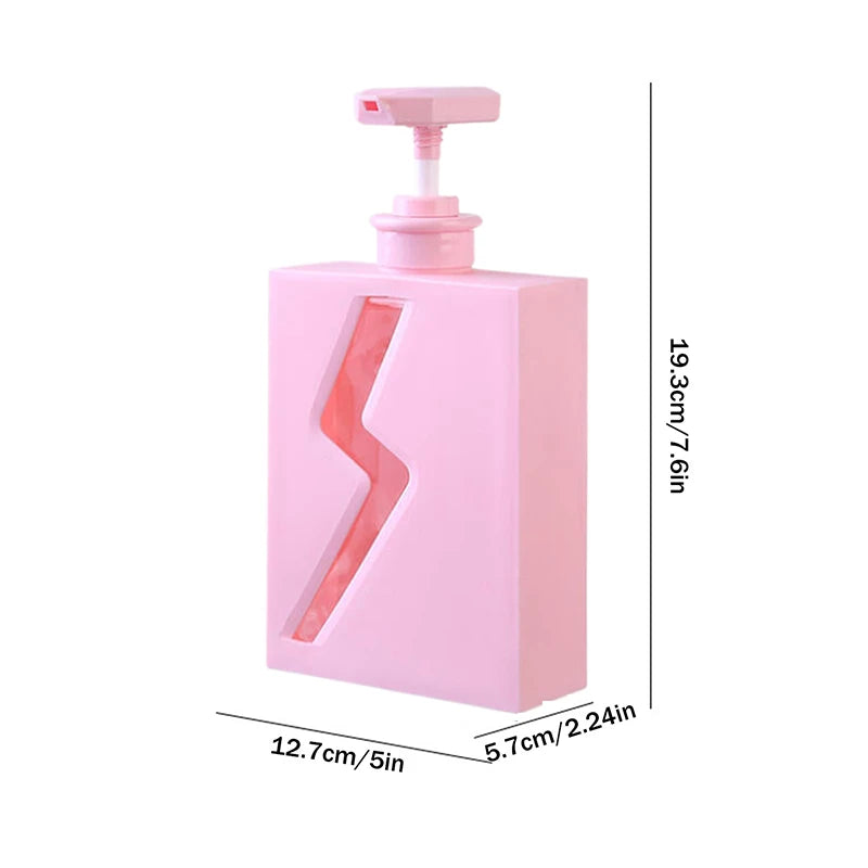 500ml Refillable Soap Dispenser Pump Bottle – Bath & Travel