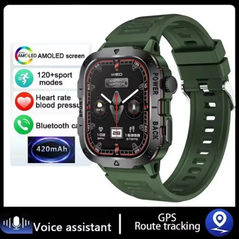 COTAUL Military Smart Watch | Bluetooth Call, GPS, Fitness