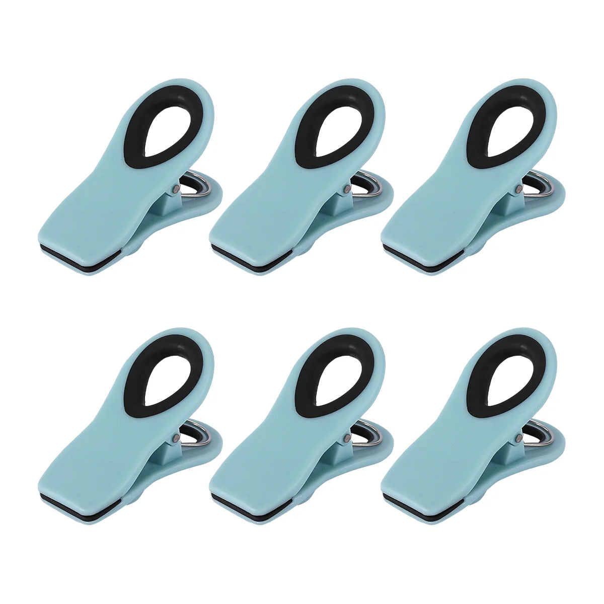 4/6/10 Pack Chip Clips, Magnetic Bag Clips with Air Tight Seal for Food Storage, Multicolor Peaceful Pleasures Health and Wellness 6pcs Light Blue