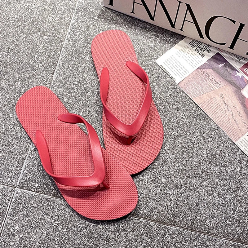 Men's Beach Flip Flops – Breathable Indoor & Outdoor Slides