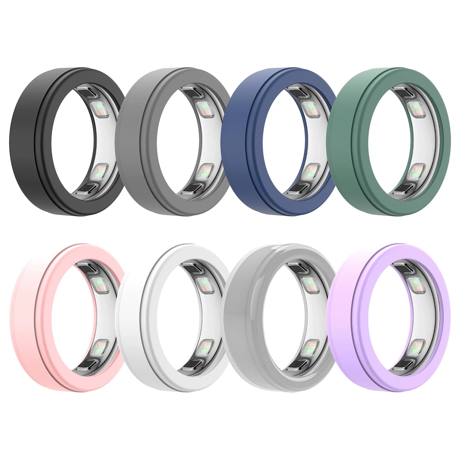 For Oura Ring 5 Ring Protective Cover Smart Ring For Oura Ring 5 Skin Feel Silicone Ring Cover Anti Fall Dust-proof Protection Peaceful Pleasures Health and Wellness