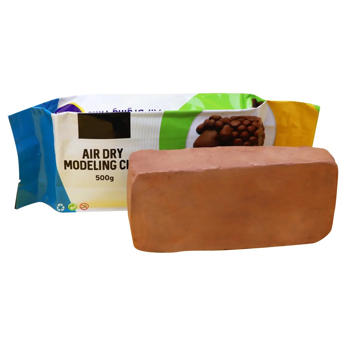 Air Dry Modeling Clay 500g – Soft Sculpting Clay for Kids & Adults