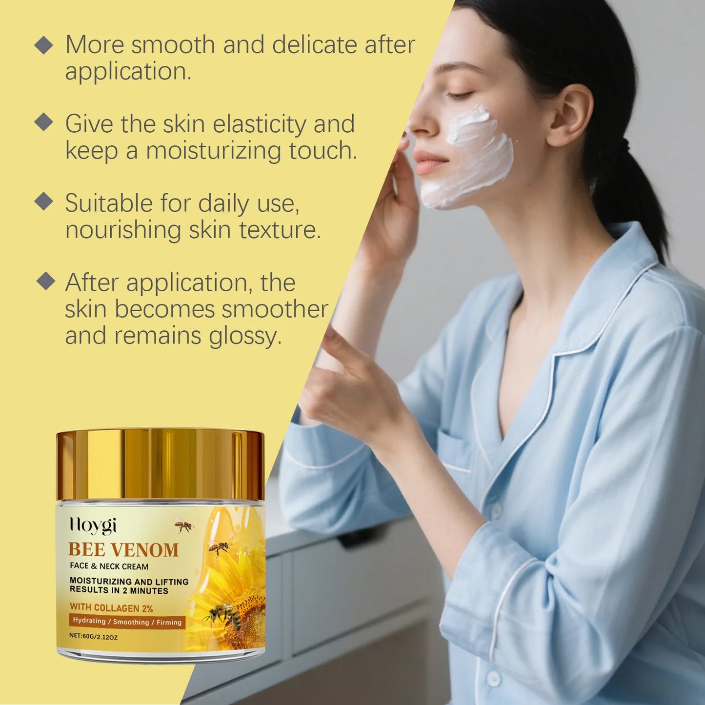 Bee Venom Firming Face & Neck Cream – Anti-Aging Moisturizer