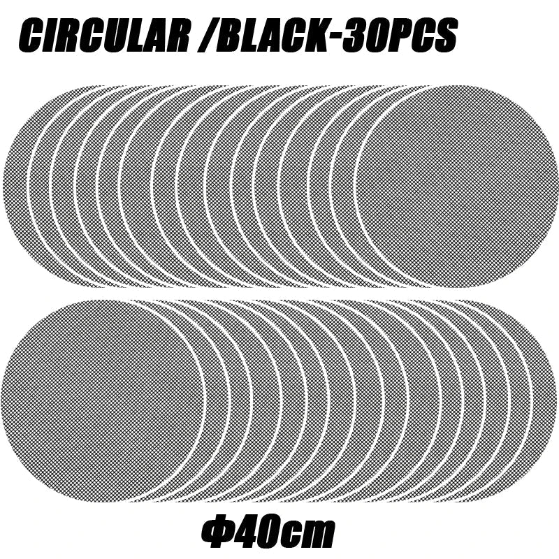 50-Pack Non-Stick Reusable BBQ Grill Mats | 500°F Heat Resistant