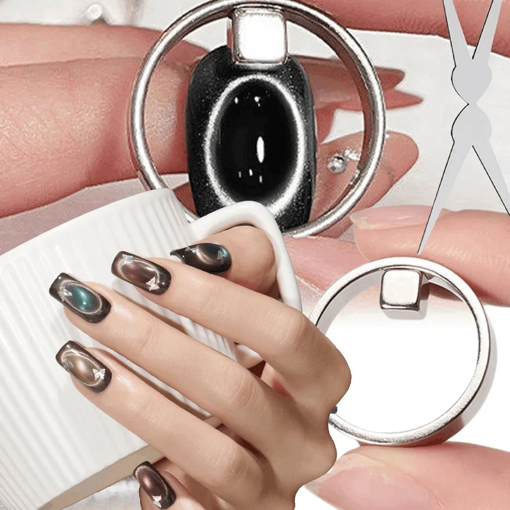 3D Cat Eye Nail Magnet Tool – DIY Magnetic Gel Polish Helper