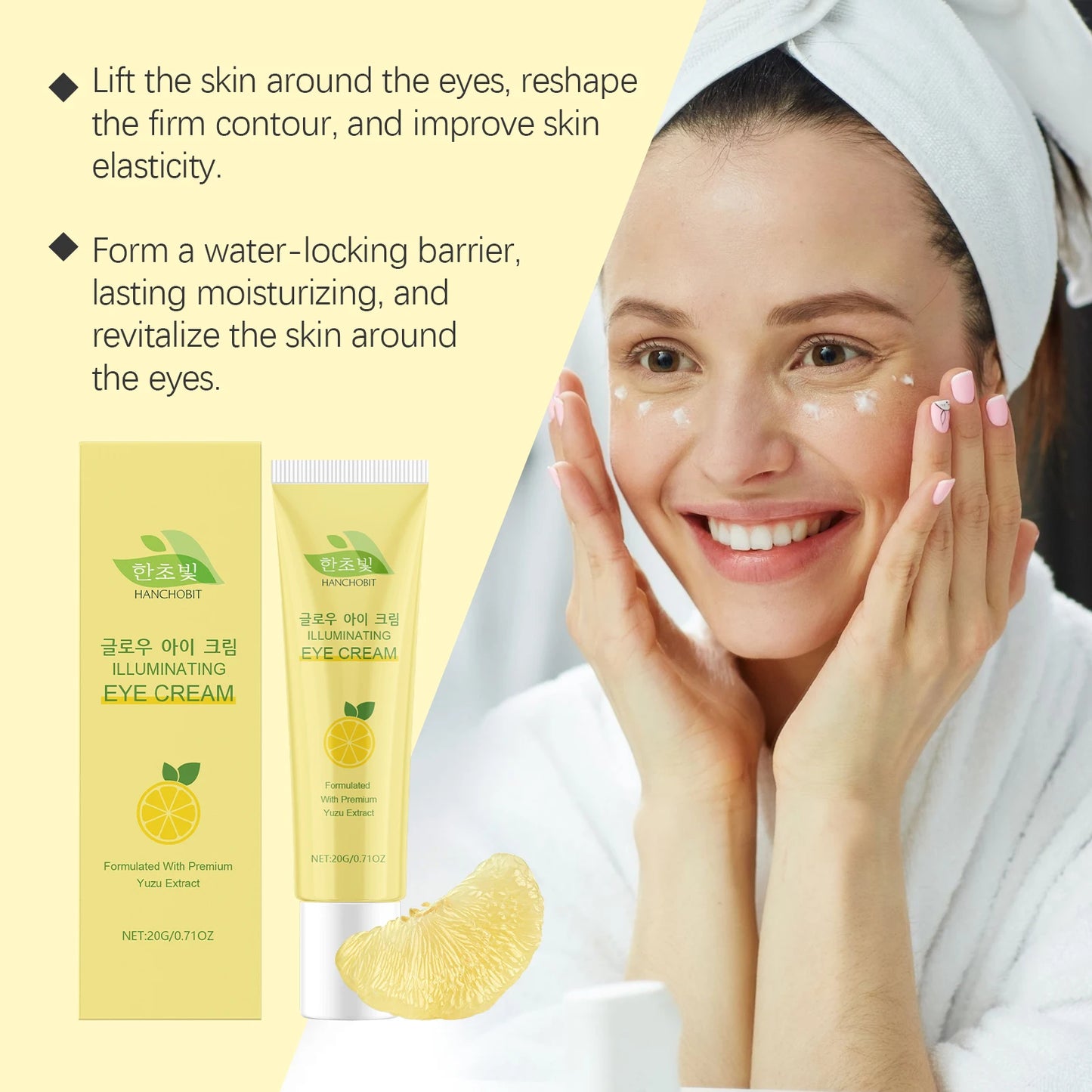Hanchobit Firming Eye Cream – Hydrates & Reduces Fine Lines
