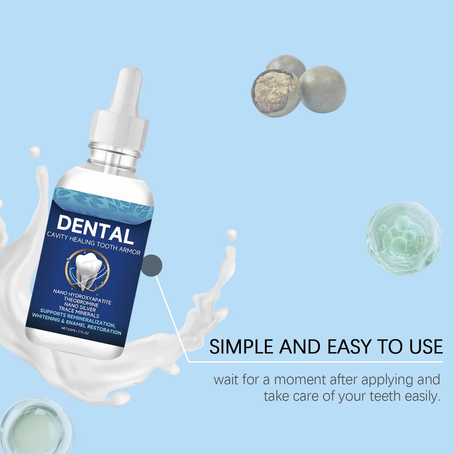 Oralhoe Teeth Brightening Serum 60ml | Deep Clean & Fresh Breath