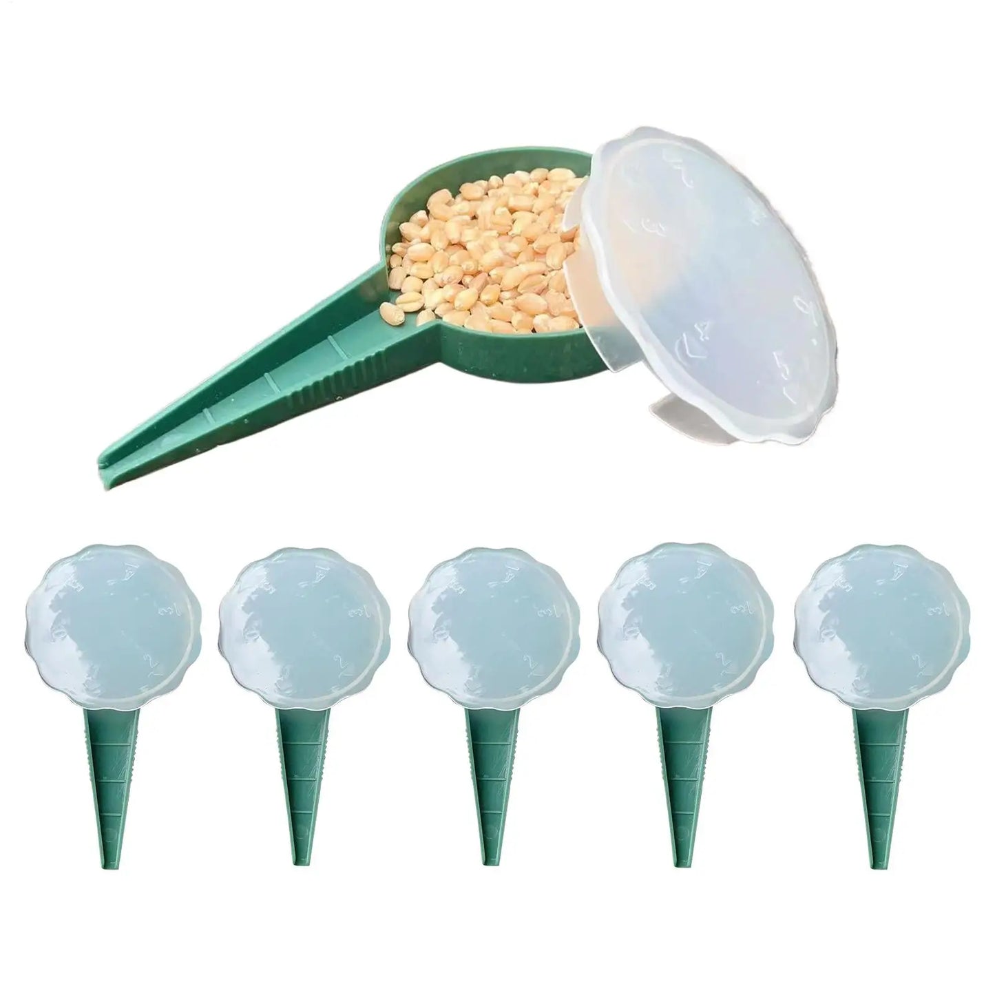 6-Piece Mini Seed Sowing Dispenser – Precision Garden Planter