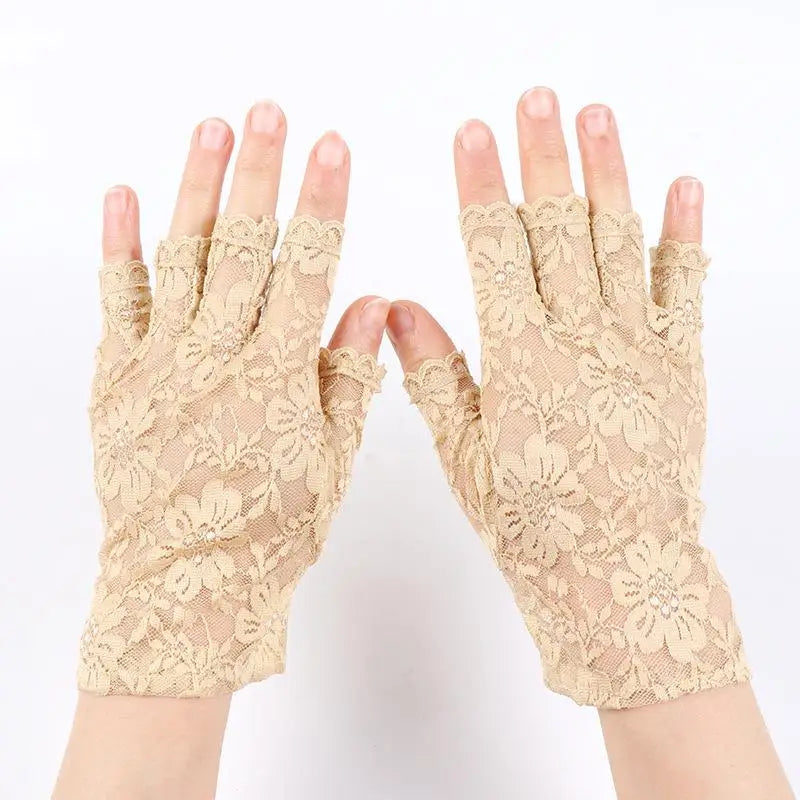 Women's Lace Fingerless Gloves – Bridal, Party & Cosplay
