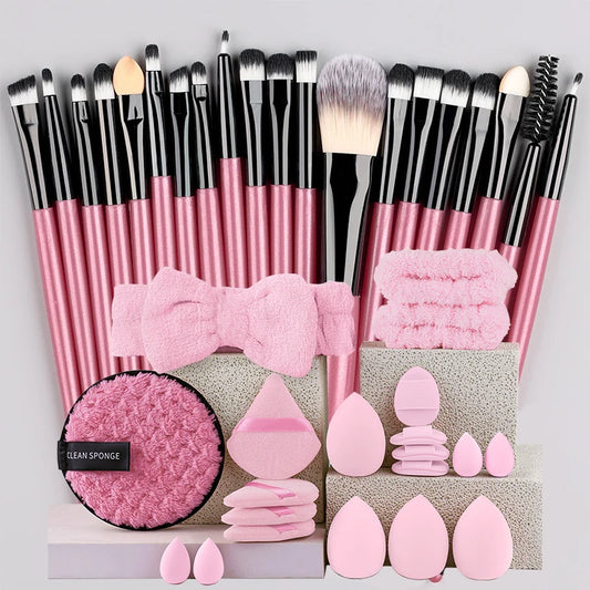 RUNTOIN 20Pc Makeup Brush Set – Soft Eye & Face Brushes Kit