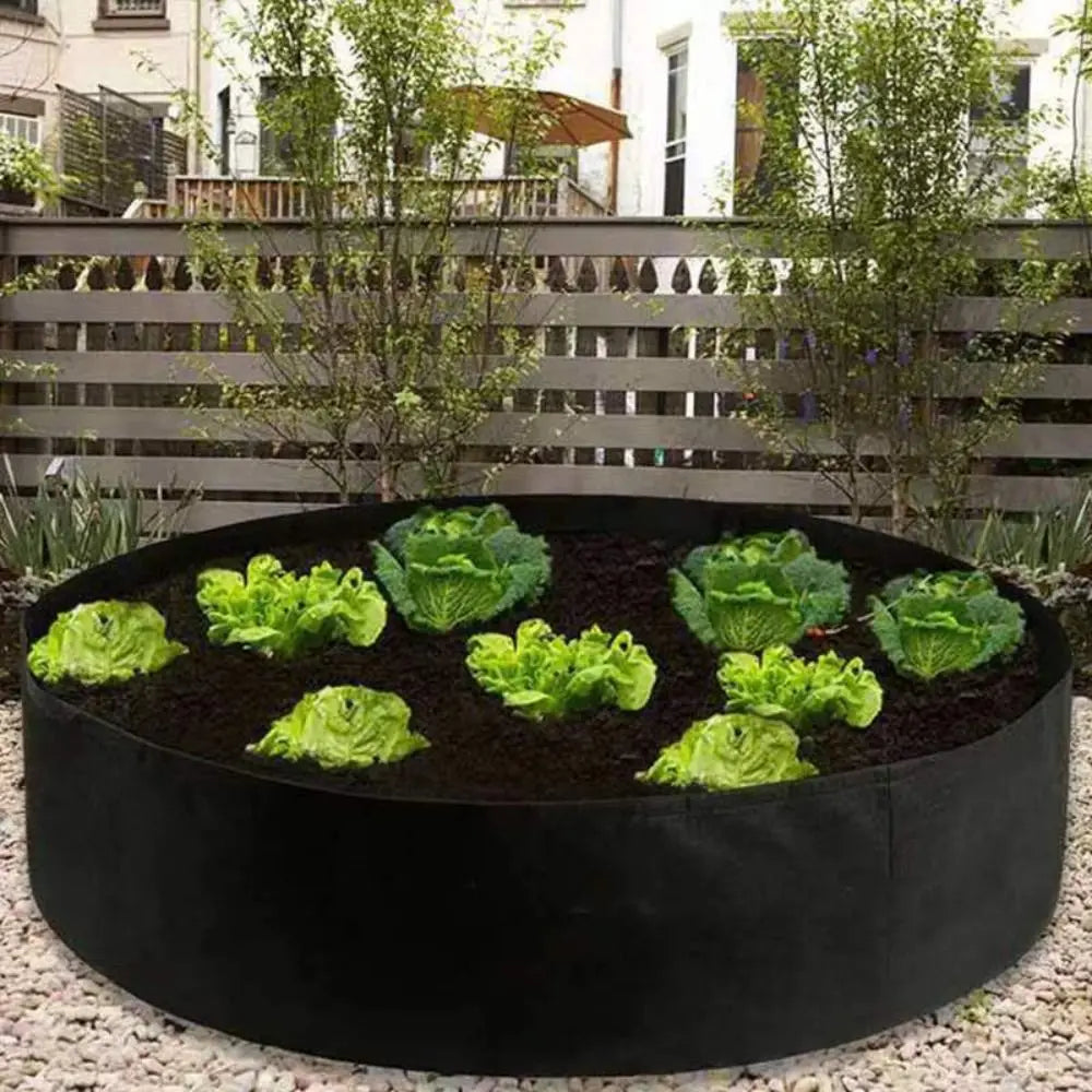 Felt Fabric Grow Bag | Round Planting Pot for Seedlings & Plants
