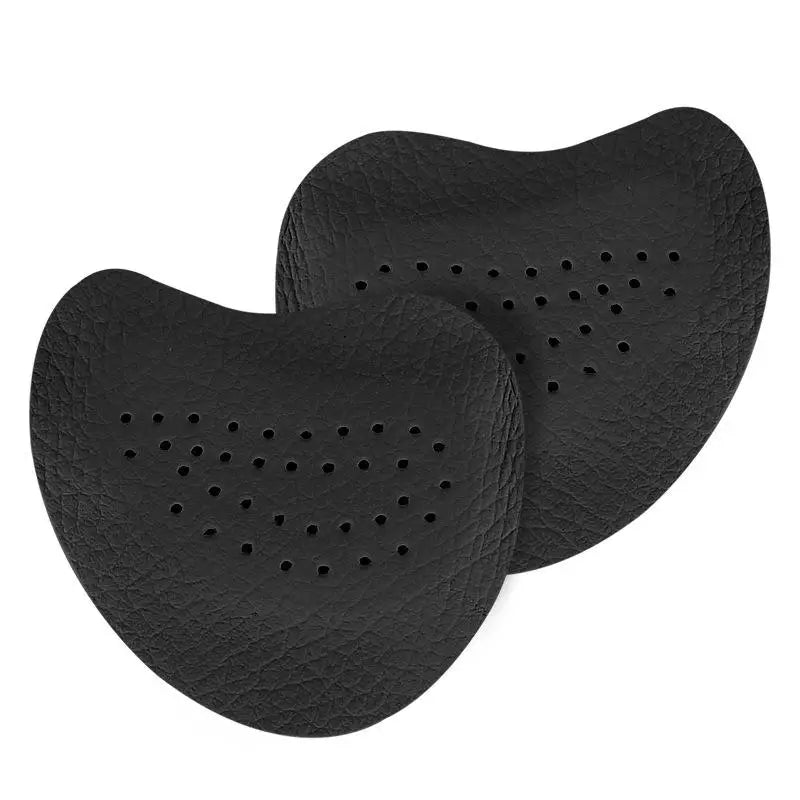 2Pairs Women‘s High Heel Toe Cushions - Anti-Slip Forefoot Pads for Pain Relief & Foot Care, Shoe Inserts Peaceful Pleasures Health and Wellness Black