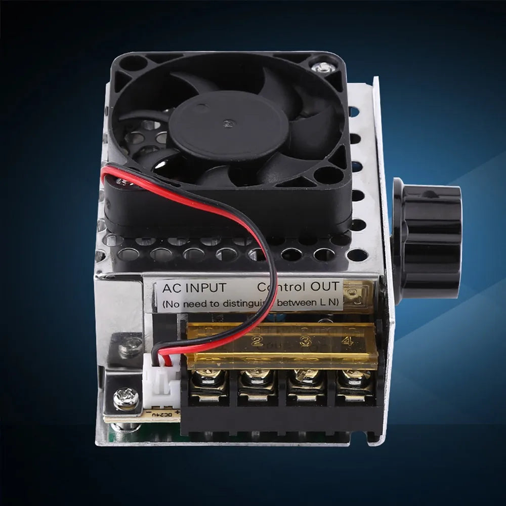 4000W SCR Voltage Regulator Cooling Fan | AC 110V-220V