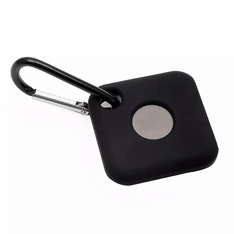 Portable Anti-Drop Protective Cover Silicone Protective Cover For Tile Mate Pro Bluetooth-compatible Smart Tracker Accessories Peaceful Pleasures Health and Wellness black