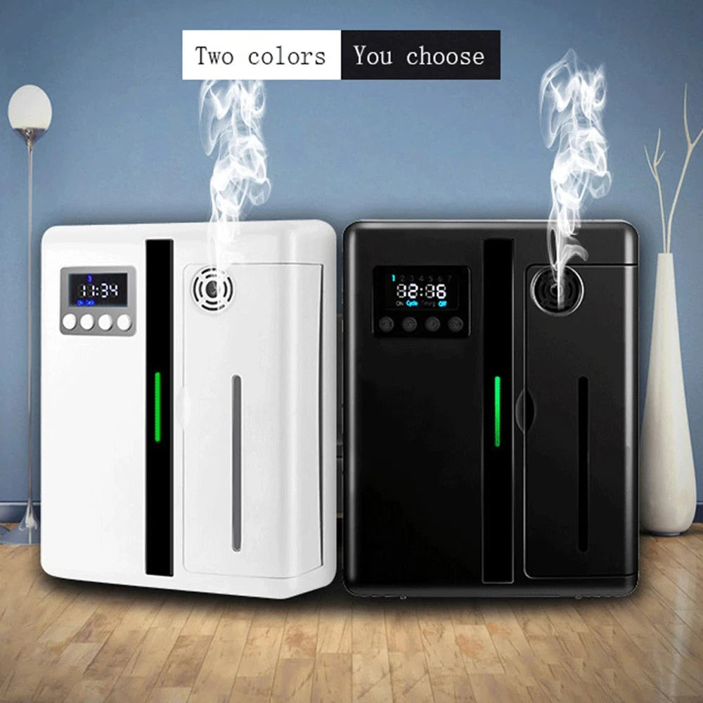 Scent Machine Aroma Diffuser Wall Mounted Hotel 160ML Aroma Diffuser With Fan Inside For Large Area Hotel Lobby Home Fragrance Peaceful Pleasures Health and Wellness