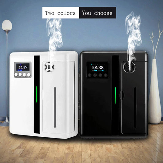 Scent Machine Aroma Diffuser Wall Mounted Hotel 160ML Aroma Diffuser With Fan Inside For Large Area Hotel Lobby Home Fragrance Peaceful Pleasures Health and Wellness