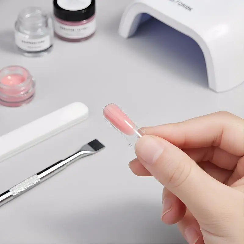 240pcs Sandwich Nail Forms 15 Size Oval Extension Dual Form No Paper Forms Needed For Easy Nail Extensions Peaceful Pleasures Health and Wellness